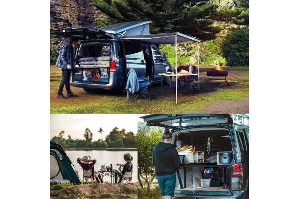 Camping bed for trunk sleeping shelf for VW T6 MULTIVAN 2015 2019 Quality of parts according to GVO P replacement with original 