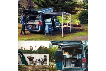 Camping bed for trunk sleeping shelf for VW T6 MULTIVAN 2015 2019 Quality of parts according to GVO P replacement with original 