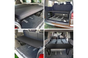 Cama de Camping para Estante de Dormir en Maletero para VW T6 Multivan
