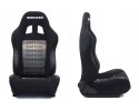 Sports chair Bucket RAPID Velour Bride Black Grey Part manufacturer MTuning