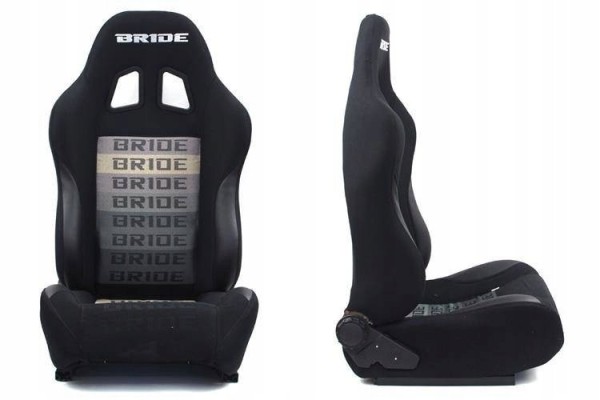Sports chair Bucket RAPID Velour Bride Black Grey Part manufacturer MTuning