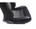 Sports chair Bucket RAPID Velour Bride Black Grey Catalog number of the part mn fo 018