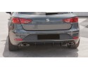 Rear bumper insert diffuser Seat LEON MK3 2016 2020 Catalog number of the part 84440