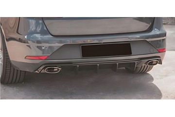 Rear bumper insert diffuser Seat LEON MK3 2016 2020 Part manufacturer ST PARTS