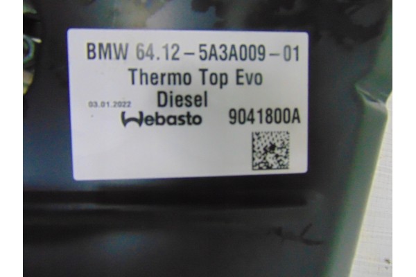 BMW G30 G31 WEBASTO PARKING HEATER 9036721E ORG 22KM REAR 3 0D Car type passenger cars