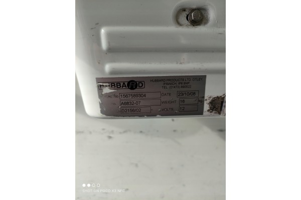 HUBBARD 460 R134 REFRIGERATION GENERATOR Car type cargo vans