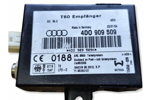 Audi A8 S8 D2 PILOT WEBASTO REMOTE CONTROLLER 4D0909509 4D0909507A T60 Part manufacturer Audi OE