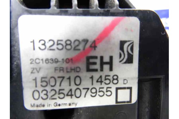 13258274 CERRADURA PUERTA DELANTERA DERECHA OPEL CORSA D "111 Years" 2011 13258274 162327 OPEL - 2