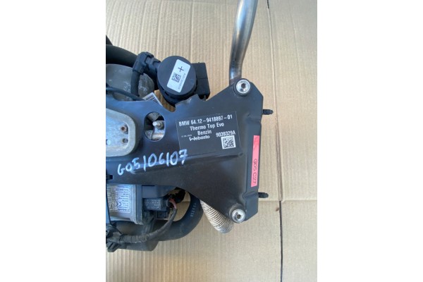 BMW X5 X6 X7 G05 G06 G07 WEBASTO PARKING HEATER 9418897 PETROL ORG Catalog number of the original 9418897
