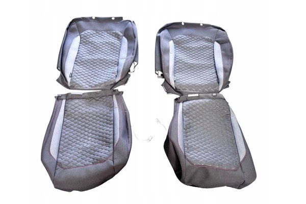 VW T5 T6 MULTIVAN SEAT UPHOLSTERY FRONT AND REAR SET 7E5881806ED 7E5881405DG Car type passenger cars