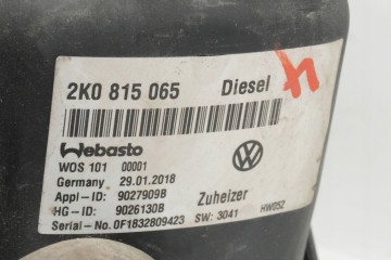 PARKING HEATER WEBASTO VW CADDY 2K0815065 9026130B Version European