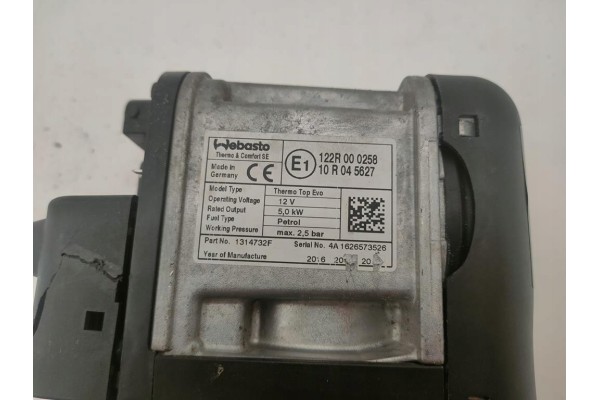 Webasto para Opel Astra, Zafira, Cascada Gasolina