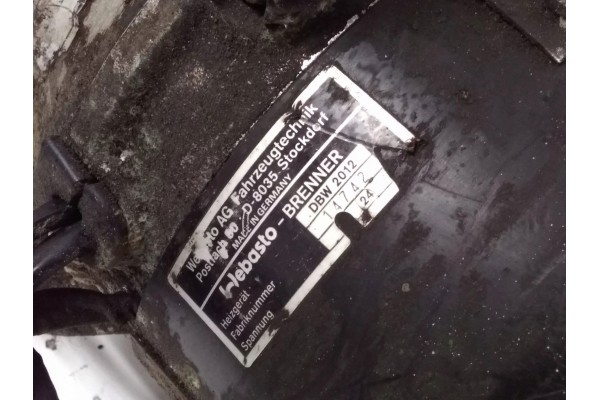 1992 Mercedes Benz 609 Parking heater Webasto DBW2012 Catalog number of the original 14742