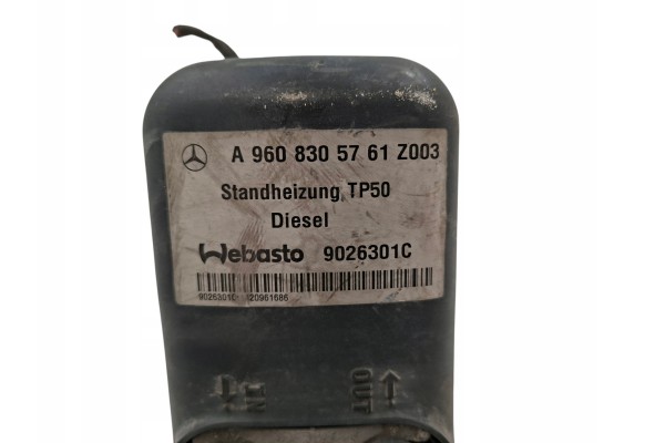 PARKING HEATER MERCEDES ACTROS MP4 ANTOS TP50 A9608305761 Catalog number of the original A9608305761 9026301C