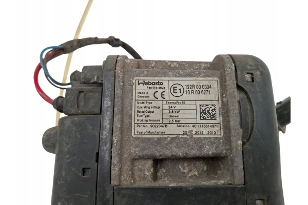 PARKING HEATER MERCEDES ACTROS MP4 ANTOS TP50 A9608304361 Car type trucks