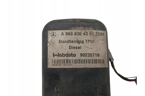PARKING HEATER MERCEDES ACTROS MP4 ANTOS TP50 A9608304361 Catalog number of the original A9608304361 9023571B