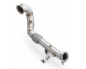 Downpipe Volkswagen Tiguan II R 2 0 TSI Downpipe straight pipe Part manufacturer RM Motors