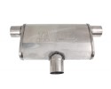 Rear Center Silencer 76mm TurboWorks LT 304SS 355mm TUNING SPORT