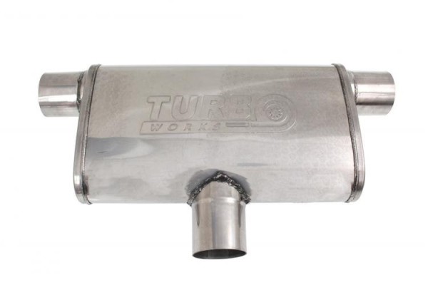 Rear Center Silencer 76mm TurboWorks LT 304SS 355mm TUNING SPORT