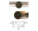 Rear Center Silencer 76mm TurboWorks LT 304SS 355mm TUNING SPORT Version European