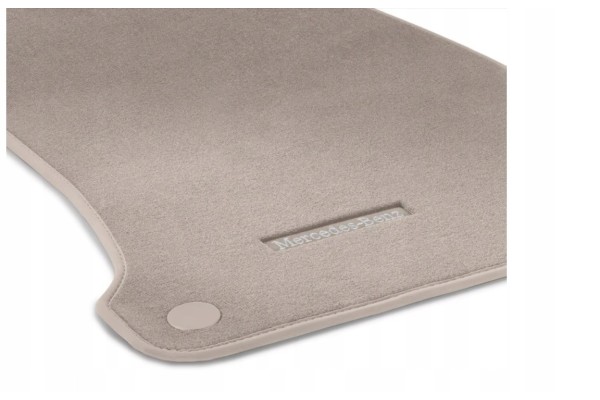 ORIGINAL VELOUR MATS CLASSIC BEIGE EQS MERCEDES BENZ