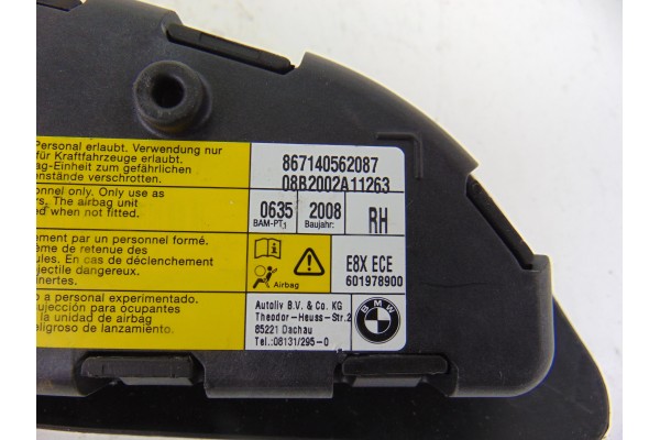 ASIENTO AIRBAG LATERAL DELANTERO DERECHO BMW SERIE 1 BERLINA (E81/E87)