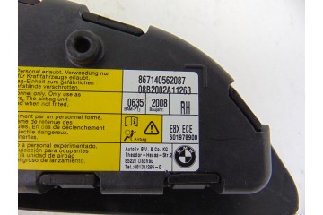 ASIENTO AIRBAG LATERAL DELANTERO DERECHO BMW SERIE 1 BERLINA (E81/E87) 118d 2009 ASIENTO 154674 BMW - 2