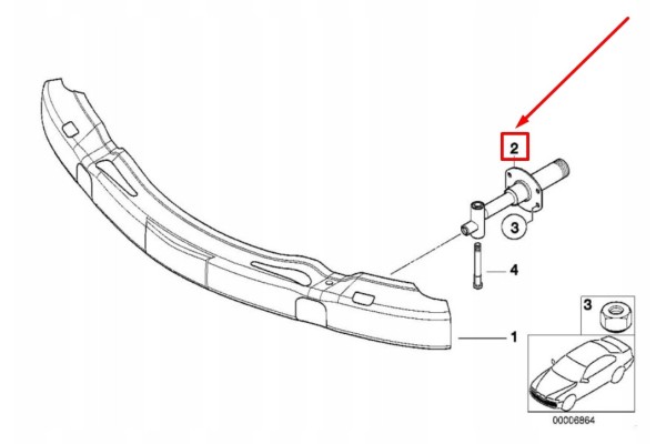 Amortiguador Delantero Derecho BMW Z3 Coupe E36 51118399202