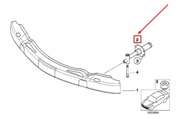 Amortiguador Delantero Derecho BMW Z3 Coupe E36 51118399202