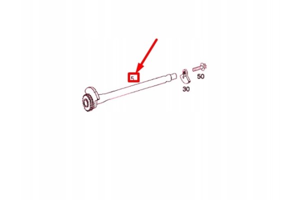 BALANCING ROLLER M272 3 5 V6 A2720302772 Part manufacturer MB