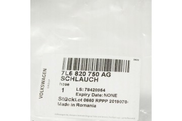 Tubo de aire acondicionado VAG Audi Q7 Original 7L6820750AG