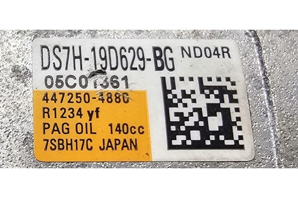 NEW ORG COMPRESSOR AIR CONDITIONING COMPRESSOR MK5 S MAX MK2 GALAXY MK3 Catalog number of the part DS7H 19D629 BG FORD OE ORYGIN