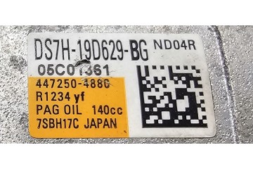NEW ORG COMPRESSOR AIR CONDITIONING COMPRESSOR MK5 S MAX MK2 GALAXY MK3 Catalog number of the part DS7H 19D629 BG FORD OE ORYGIN