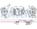 Compressor air conditioning Nissens 89497 Compressor ID PXE16
