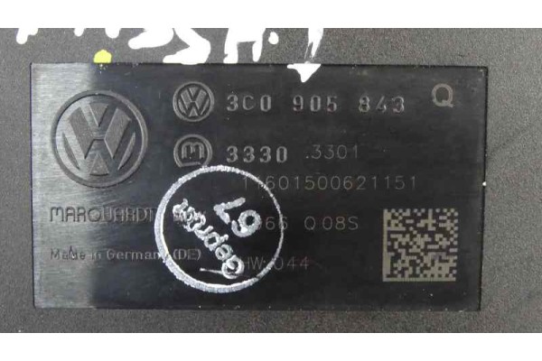 3C0905843Q CONMUTADOR DE ARRANQUE VOLKSWAGEN PASSAT VARIANT (3C5) Highline 2007 3C0905843Q 163223 VOLKSWAGEN - 4
