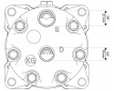 Compressor compressor original Sanden 12V SD7H15 8027 air conditioning refrigeration New Part manufacturer Sanden
