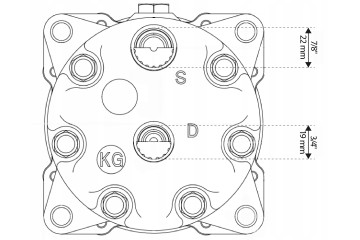 Compressor compressor original Sanden 12V SD7H15 8027 air conditioning refrigeration New Part manufacturer Sanden