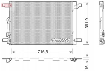 Condenser air conditioning DENSO DCN32024 Part manufacturer Denso