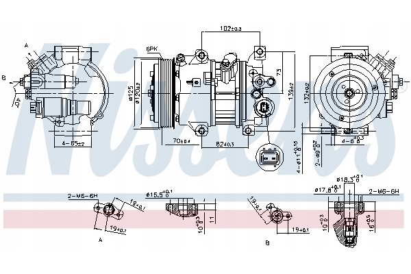 TOYOTA AURIS 12 AVENSIS AIR CONDITIONING COMPRESSOR Product weight with unit packaging 11 kg
