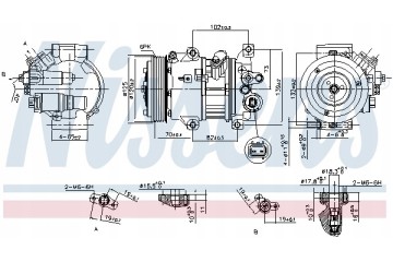 TOYOTA AURIS 12 AVENSIS AIR CONDITIONING COMPRESSOR Product weight with unit packaging 11 kg
