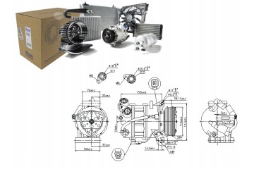 Compresor de aire acondicionado Nissens 89350