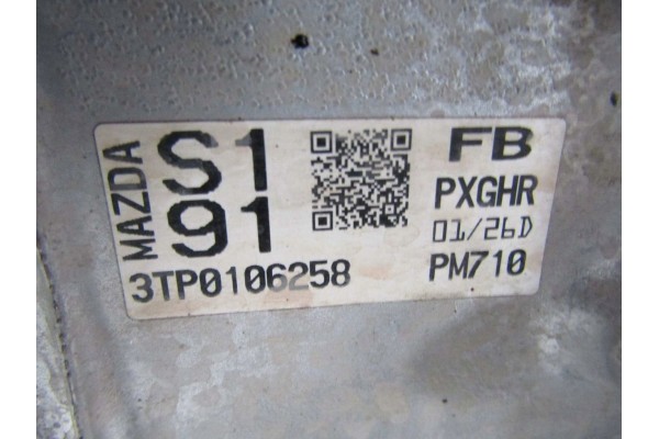 MAZDA CX 60 2 5 4x4 e SKYACTIV 23R GEARBOX AUTOMATIC PM710 3TP0106258 Transmission type automatic