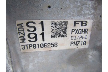 MAZDA CX 60 2 5 4x4 e SKYACTIV 23R GEARBOX AUTOMATIC PM710 3TP0106258 Transmission type automatic