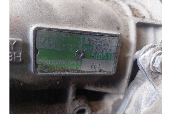 AUTOMATIC TRANSMISSION DAMAGED PASSAT B5 FL 1 8 T FEV Car type passenger cars