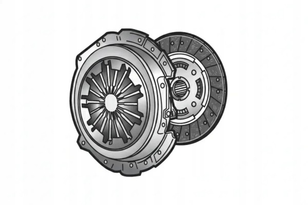 CLUTCH SET DISC PRESSURE 826747 VALEO AUDI