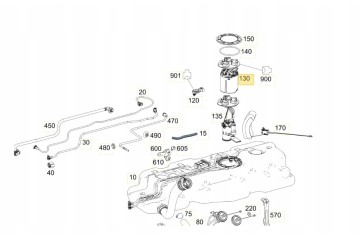 FUEL PUMP A4474700594 1 6D 2 2D MERCEDES VITO VIANO W447 14 Catalog number of the original A4474700594