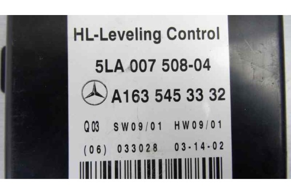 A1635453332 CENTRALITA FAROS XENON MERCEDES-BENZ CLASE ML (BM 163)