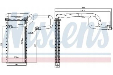 HEATER 707310 NISSENS LAND ROVER DISCOVERY Packaging status original