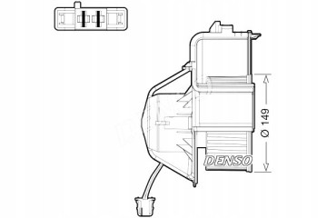 BLOWER FAN BMW X5 E70 X6 E71 E72 3 0 4 8 10 06 07 14 DENSO Part manufacturer Denso