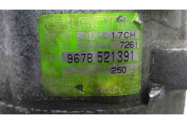 967B521391 COMPRESOR AIRE ACONDICIONADO NISSAN SERENA (C23M) 2.3 SLX Diesel 2000 967B521391 171622 NISSAN - 4